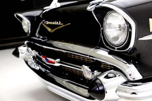 For Sale Used 1957 Chevrolet Nomad Onyx Black, very original | American Dream Machines Des Moines IA 50309