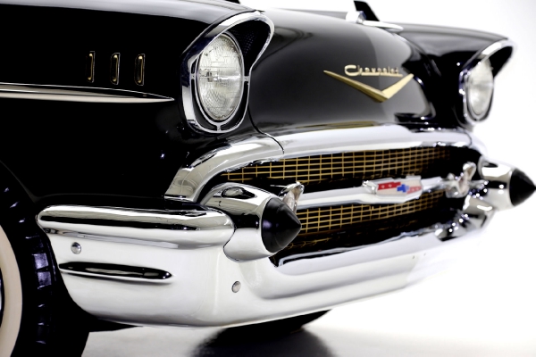 For Sale Used 1957 Chevrolet Nomad Onyx Black, very original | American Dream Machines Des Moines IA 50309