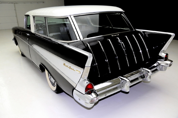 For Sale Used 1957 Chevrolet Nomad Onyx Black, very original | American Dream Machines Des Moines IA 50309