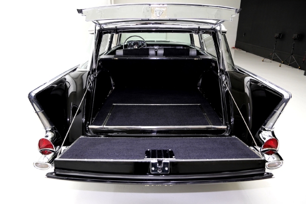 For Sale Used 1957 Chevrolet Nomad Onyx Black, very original | American Dream Machines Des Moines IA 50309