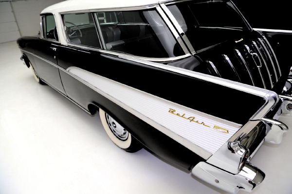 For Sale Used 1957 Chevrolet Nomad Onyx Black, very original | American Dream Machines Des Moines IA 50309