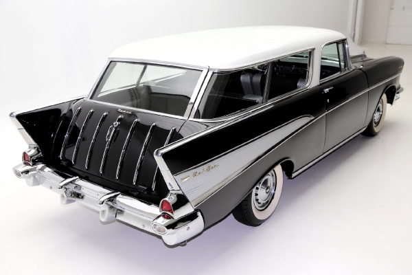 For Sale Used 1957 Chevrolet Nomad Onyx Black, very original | American Dream Machines Des Moines IA 50309