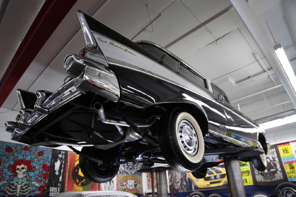 For Sale Used 1957 Chevrolet Nomad Onyx Black, very original | American Dream Machines Des Moines IA 50309