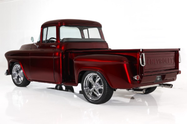 For Sale Used 1955 Chevrolet Pickup Candy Show Truck ZZ502 AC | American Dream Machines Des Moines IA 50309