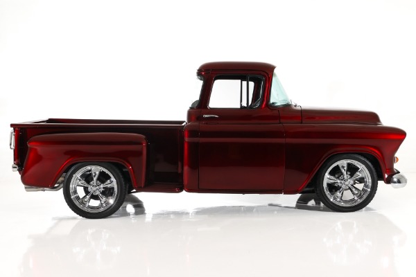 For Sale Used 1955 Chevrolet Pickup Candy Show Truck ZZ502 AC | American Dream Machines Des Moines IA 50309