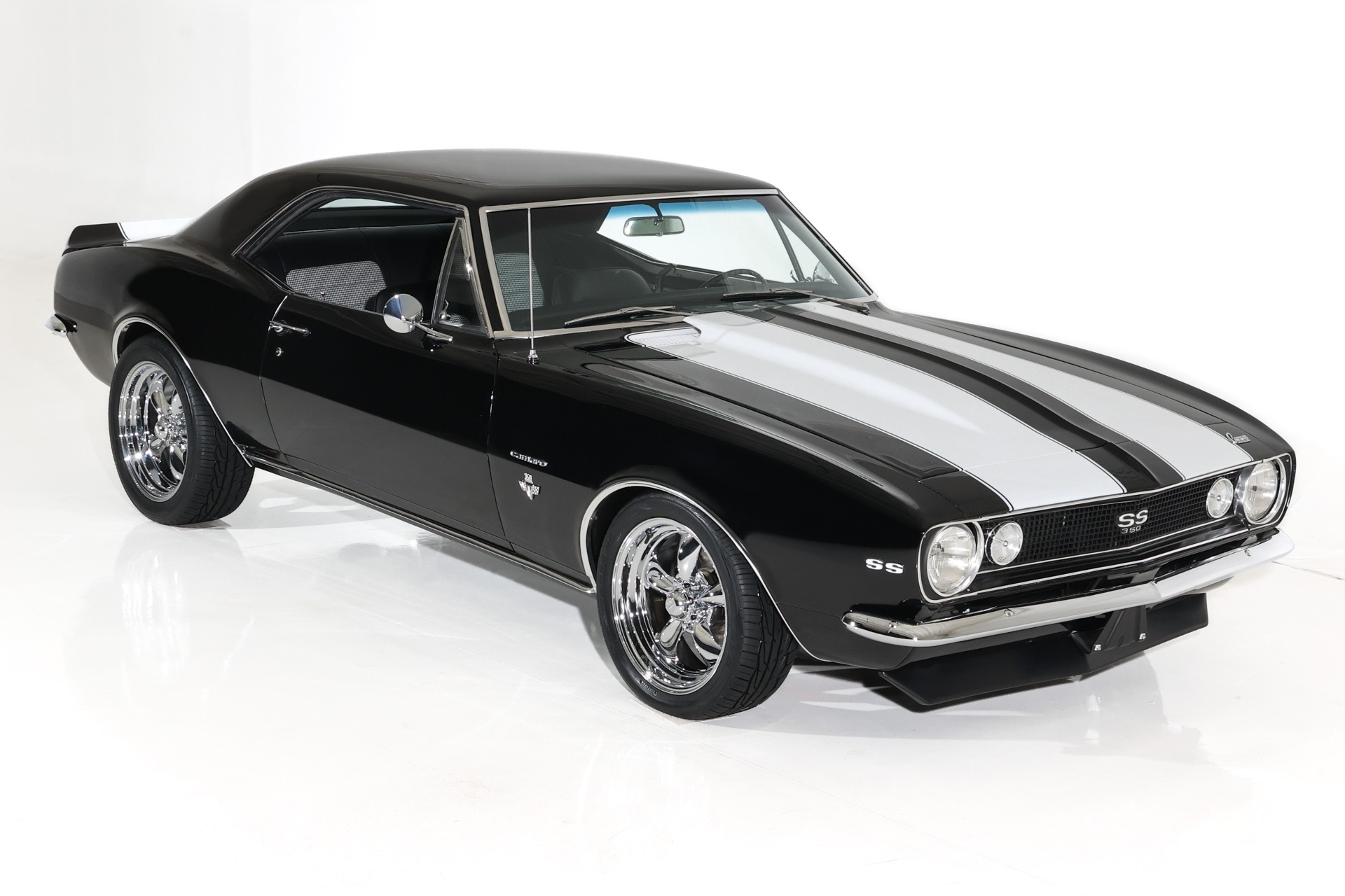 For Sale Used 1967 Chevrolet Camaro Tuxedo Black 350 Auto PB PS | American Dream Machines Des Moines IA 50309