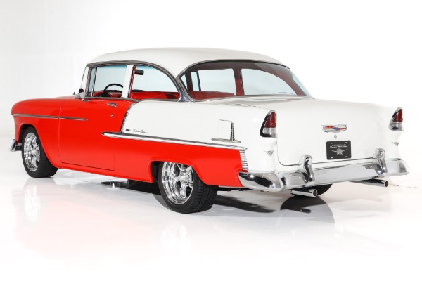 For Sale Used 1955 Chevrolet Bel Air Built 350 4-Speed New Red Int. | American Dream Machines Des Moines IA 50309