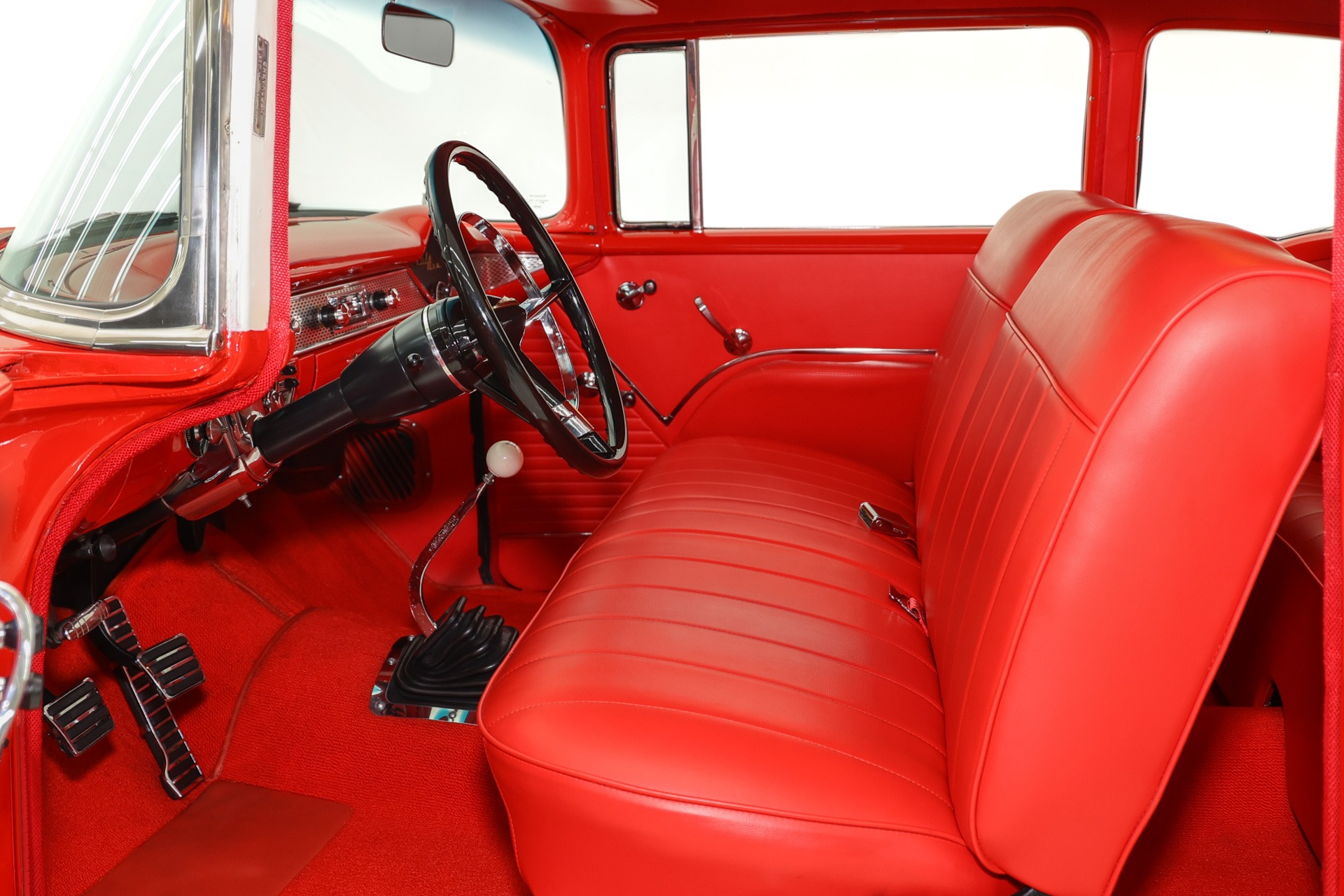 Used 1955 Chevrolet Bel Air Built 350 4-Speed New Red Int. | St. Petersburg, FL