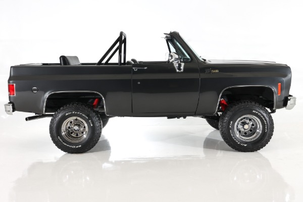 For Sale Used 1973 Chevrolet Blazer K5 4WD 350 PS PB Plaid Interior | American Dream Machines Des Moines IA 50309