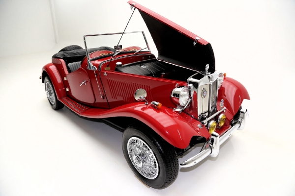 For Sale Used 1952 MG TD convertible replicar Red black interior & top nice | American Dream Machines Des Moines IA 50309