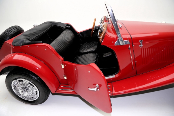 For Sale Used 1952 MG TD convertible replicar Red black interior & top nice | American Dream Machines Des Moines IA 50309