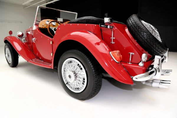 For Sale Used 1952 MG TD convertible replicar Red black interior & top nice | American Dream Machines Des Moines IA 50309