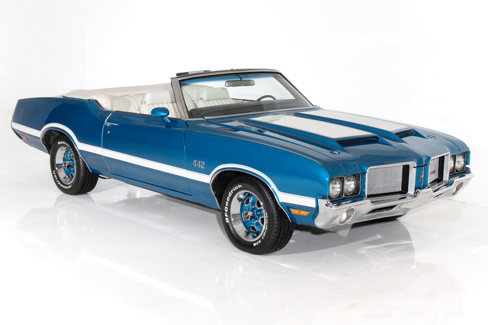 For Sale Used 1972 Oldsmobile 442 Convertible 455 Ram Air PS PB AC | American Dream Machines Des Moines IA 50309