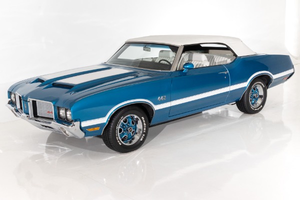 For Sale Used 1972 Oldsmobile 442 Convertible 455 Ram Air PS PB AC | American Dream Machines Des Moines IA 50309