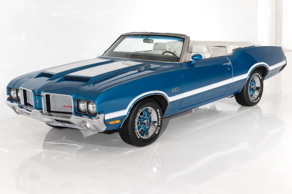 For Sale Used 1972 Oldsmobile 442 Convertible 455 Ram Air PS PB AC | American Dream Machines Des Moines IA 50309