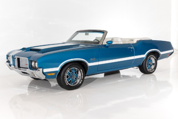 For Sale Used 1972 Oldsmobile 442 Convertible 455 Ram Air PS PB AC | American Dream Machines Des Moines IA 50309