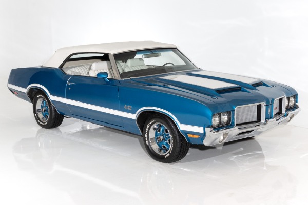 For Sale Used 1972 Oldsmobile 442 Convertible 455 Ram Air PS PB AC | American Dream Machines Des Moines IA 50309