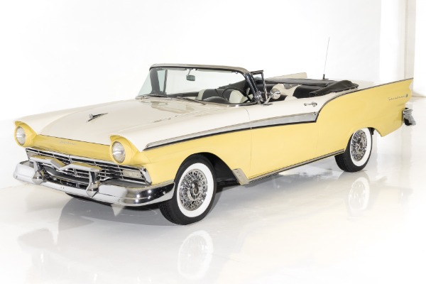 For Sale Used 1957 Ford Fairlane 500 Auto PB PS AC. Very Nice Car | American Dream Machines Des Moines IA 50309