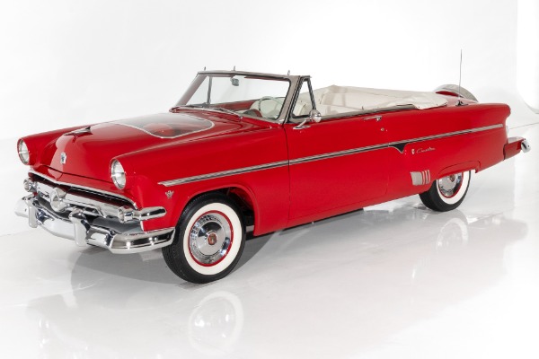 For Sale Used 1954 Ford Crestline Sunliner Rare Hood, Frame-Off AC | American Dream Machines Des Moines IA 50309