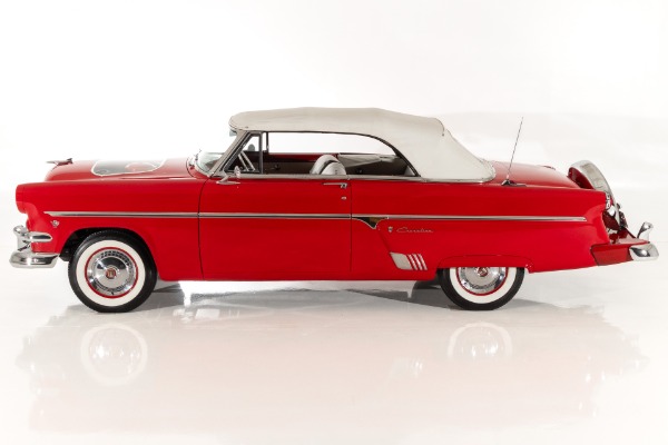 For Sale Used 1954 Ford Crestline Sunliner Rare Hood, Frame-Off AC | American Dream Machines Des Moines IA 50309