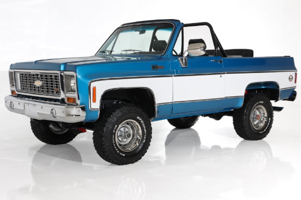 For Sale Used 1973 Chevrolet Blazer 350/360 Auto PDB AC Frame-Off | American Dream Machines Des Moines IA 50309