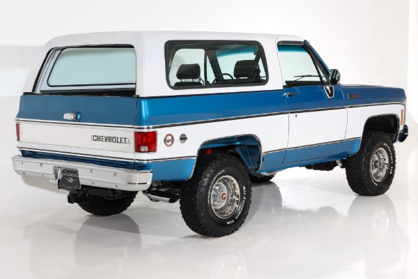 For Sale Used 1973 Chevrolet Blazer 350/360 Auto PDB AC Frame-Off | American Dream Machines Des Moines IA 50309