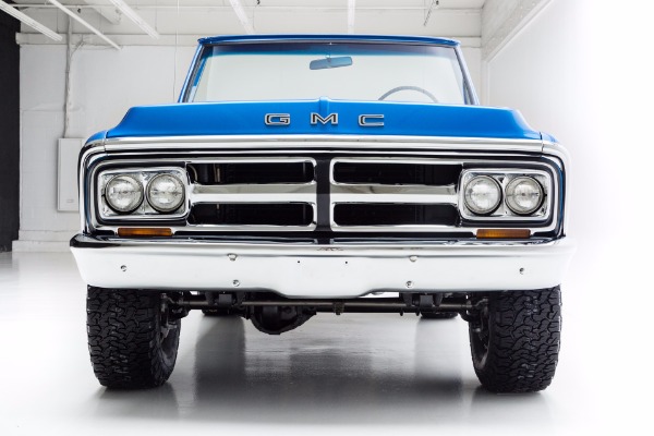 For Sale Used 1972 GMC Jimmy Sapphire Blue Metallic 454 A/C | American Dream Machines Des Moines IA 50309