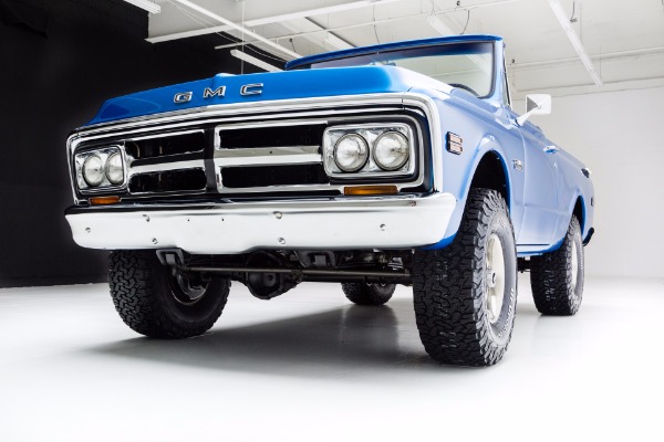 For Sale Used 1972 GMC Jimmy Sapphire Blue Metallic 454 A/C | American Dream Machines Des Moines IA 50309