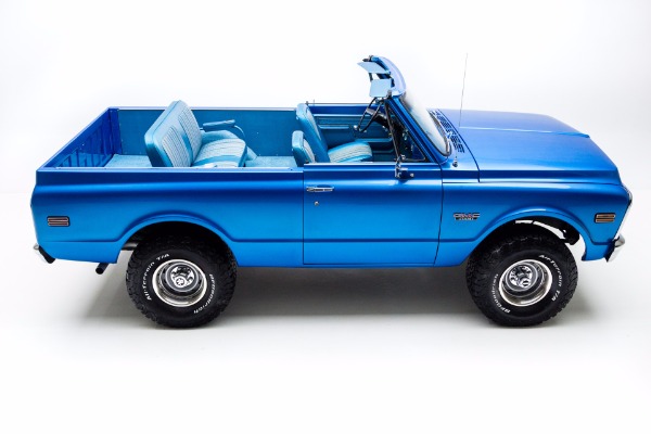 For Sale Used 1972 GMC Jimmy Sapphire Blue Metallic 454 A/C | American Dream Machines Des Moines IA 50309