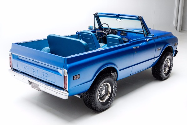For Sale Used 1972 GMC Jimmy Sapphire Blue Metallic 454 A/C | American Dream Machines Des Moines IA 50309