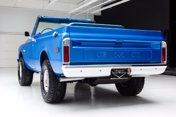 For Sale Used 1972 GMC Jimmy Sapphire Blue Metallic 454 A/C | American Dream Machines Des Moines IA 50309