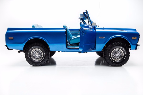 For Sale Used 1972 GMC Jimmy Sapphire Blue Metallic 454 A/C | American Dream Machines Des Moines IA 50309