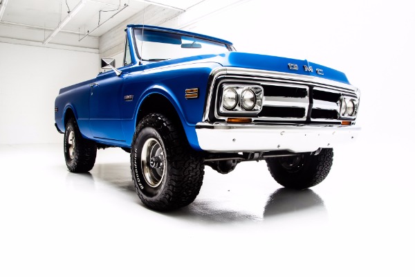 For Sale Used 1972 GMC Jimmy Sapphire Blue Metallic 454 A/C | American Dream Machines Des Moines IA 50309