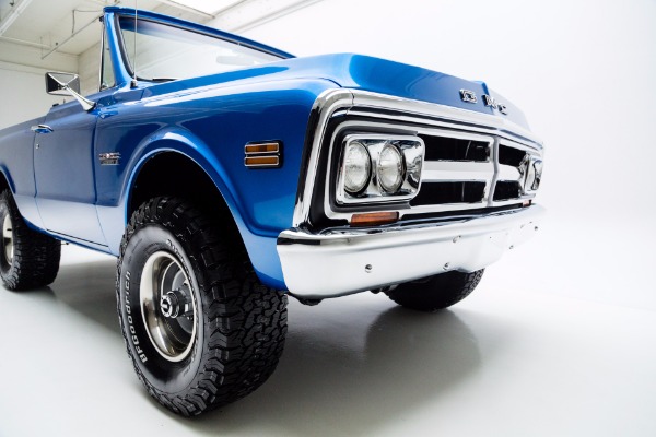 For Sale Used 1972 GMC Jimmy Sapphire Blue Metallic 454 A/C | American Dream Machines Des Moines IA 50309
