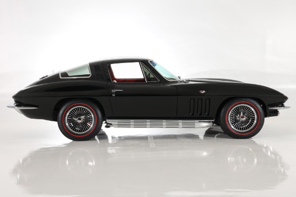 For Sale Used 1965 Chevrolet Corvette Black/Red Stingray 327/350 | American Dream Machines Des Moines IA 50309