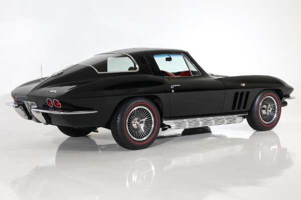 For Sale Used 1965 Chevrolet Corvette Black/Red Stingray 327/350 | American Dream Machines Des Moines IA 50309