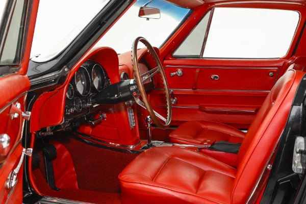 For Sale Used 1965 Chevrolet Corvette Black/Red Stingray 327/350 | American Dream Machines Des Moines IA 50309