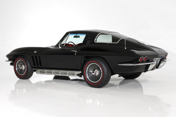 For Sale Used 1965 Chevrolet Corvette Black/Red Stingray 327/350 | American Dream Machines Des Moines IA 50309