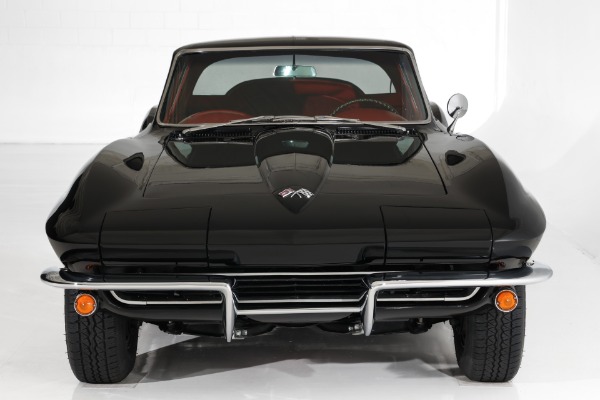 For Sale Used 1965 Chevrolet Corvette Black/Red Stingray 327/350 | American Dream Machines Des Moines IA 50309