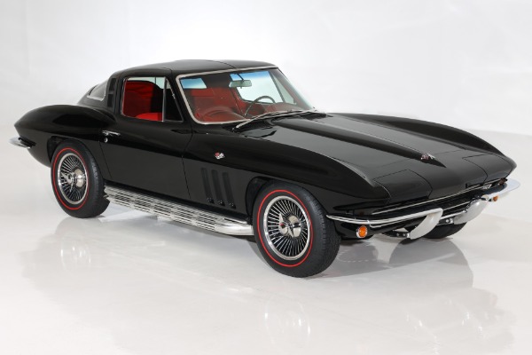 For Sale Used 1965 Chevrolet Corvette Black/Red Stingray 327/350 | American Dream Machines Des Moines IA 50309