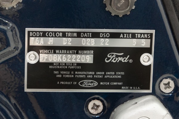 For Sale Used 1965 Ford Mustang K-Code 289 Hi-Po, Frame-Off, AC | American Dream Machines Des Moines IA 50309