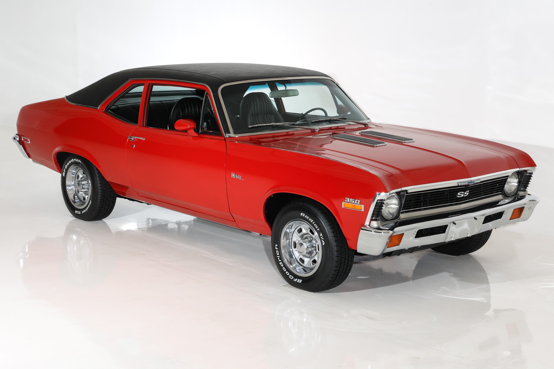 For Sale Used 1972 Chevrolet Nova SS 350ci 4-Speed PS PB AC | American Dream Machines Des Moines IA 50309