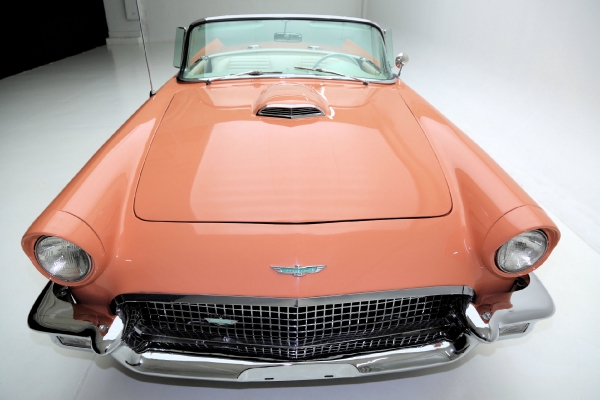 For Sale Used 1957 Ford Thunderbird convertible Coral Sand 312ci | American Dream Machines Des Moines IA 50309