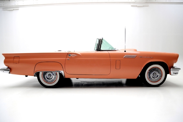 For Sale Used 1957 Ford Thunderbird convertible Coral Sand 312ci | American Dream Machines Des Moines IA 50309