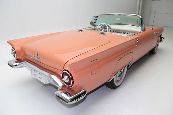 For Sale Used 1957 Ford Thunderbird convertible Coral Sand 312ci | American Dream Machines Des Moines IA 50309