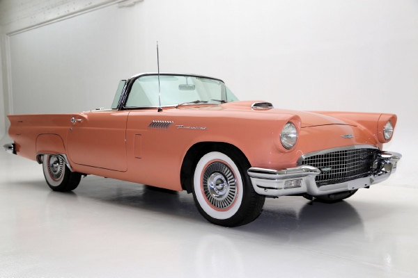 For Sale Used 1957 Ford Thunderbird convertible Coral Sand 312ci | American Dream Machines Des Moines IA 50309