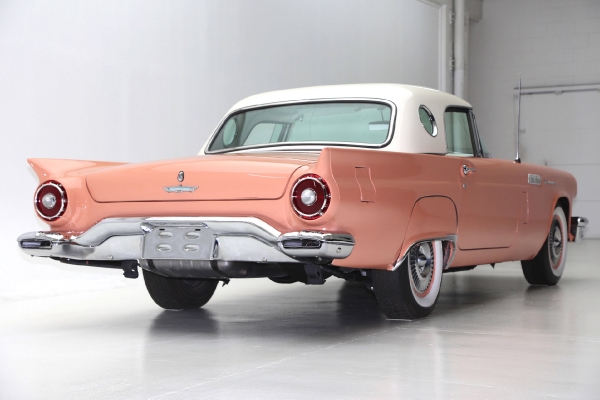 For Sale Used 1957 Ford Thunderbird convertible Coral Sand 312ci | American Dream Machines Des Moines IA 50309