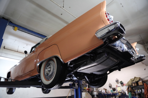 For Sale Used 1957 Ford Thunderbird convertible Coral Sand 312ci | American Dream Machines Des Moines IA 50309