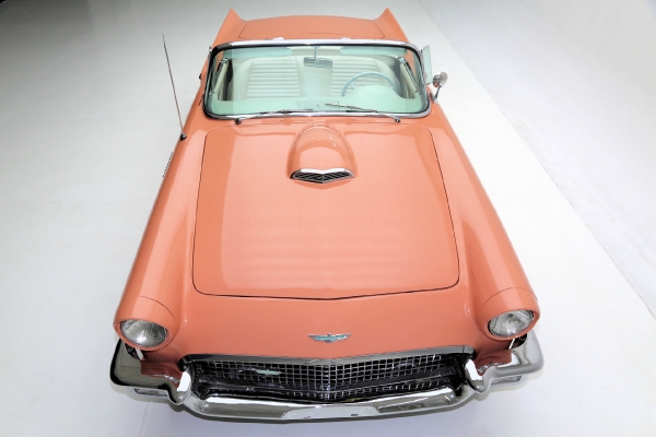 For Sale Used 1957 Ford Thunderbird convertible Coral Sand 312ci | American Dream Machines Des Moines IA 50309