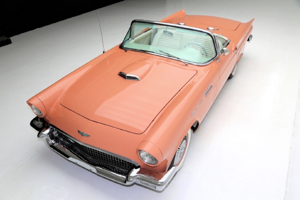 For Sale Used 1957 Ford Thunderbird convertible Coral Sand 312ci | American Dream Machines Des Moines IA 50309